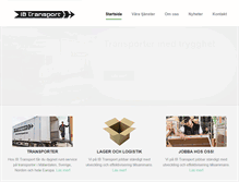 Tablet Screenshot of ibtransport.se